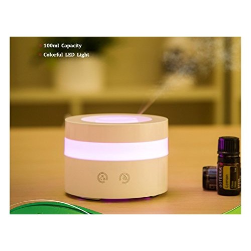 Wired Melody Portable Travel-size USB 100ml Aroma Essential Oil Diffuser Humidifier Small Ultrasonic Office Spa Kid's Room Bedroom Kitchen - B06XSF6NFP